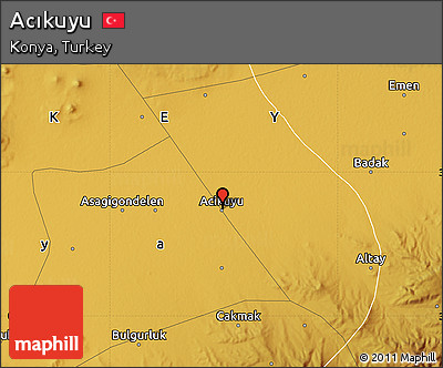 Physical Map of Acıkuyu
