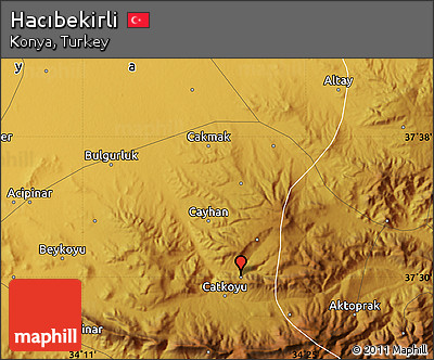 Physical Map of Hacıbekirli