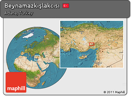 Satellite Location Map of Beynamazkışlakcısı