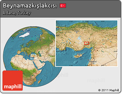 Satellite Location Map of Beynamazkışlakcısı