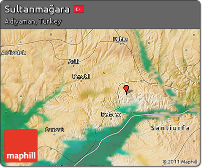 Satellite 3D Map of Sultanmağara