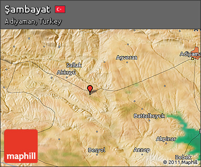 Satellite 3D Map of Şambayat