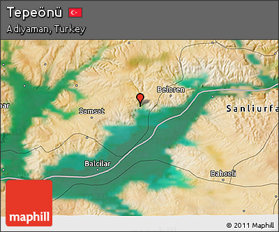 Satellite 3D Map of Tepeönü