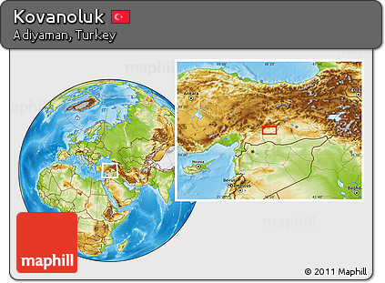 Physical Location Map of Kovanoluk