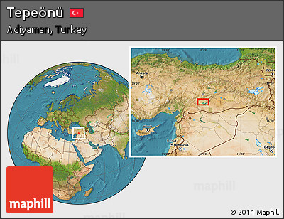 Satellite Location Map of Tepeönü