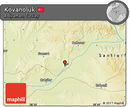 Physical Map of Kovanoluk
