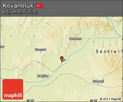 Physical Map of Kovanoluk