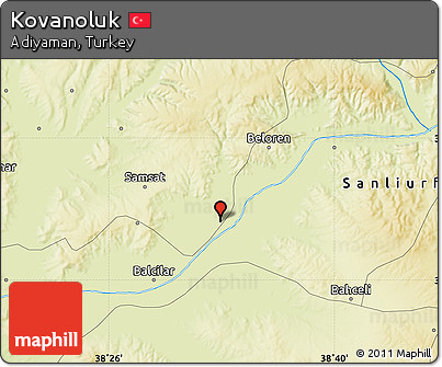 Physical Map of Kovanoluk