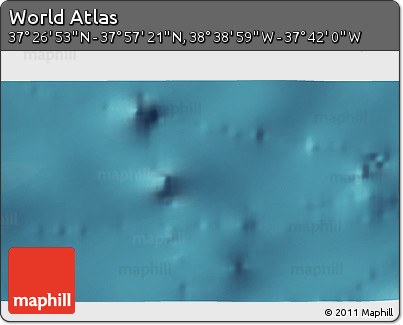Satellite 3D Map of the Area around 37° 42' 7" N, 38° 10' 29" W