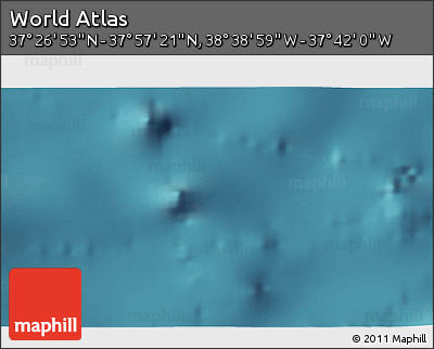 Satellite 3D Map of the Area around 37° 42' 7" N, 38° 10' 29" W