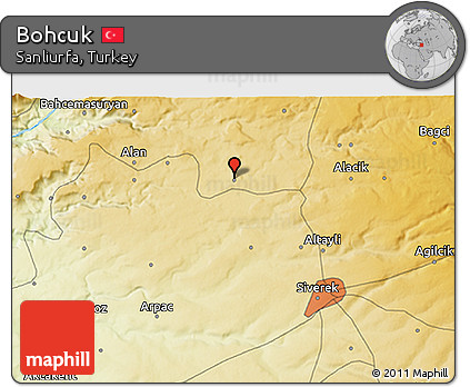 Physical 3D Map of Bohcuk