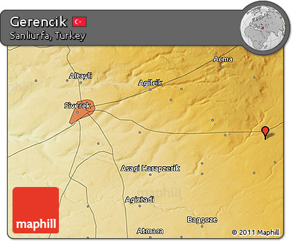 Physical 3D Map of Gerencik