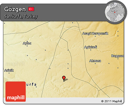 Physical 3D Map of Gözgen