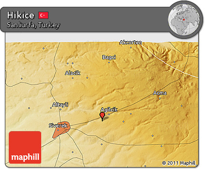 Physical 3D Map of Hikice