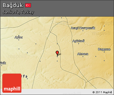 Physical 3D Map of Bağduk
