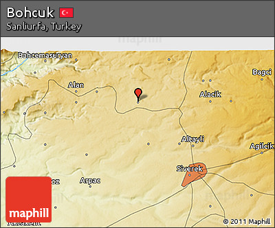 Physical 3D Map of Bohcuk