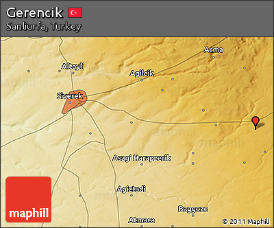 Physical 3D Map of Gerencik