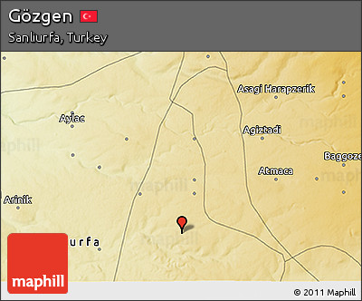 Physical 3D Map of Gözgen