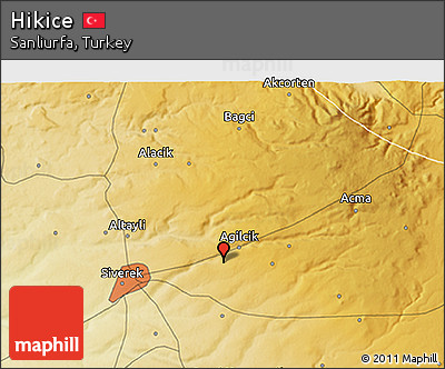 Physical 3D Map of Hikice