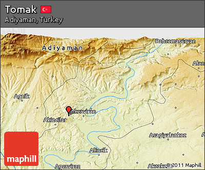 Physical 3D Map of Tomak