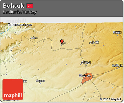 Physical 3D Map of Bohcuk