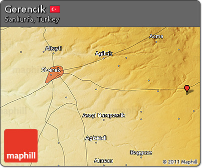 Physical 3D Map of Gerencik