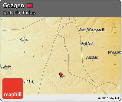 Physical 3D Map of Gözgen