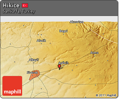 Physical 3D Map of Hikice