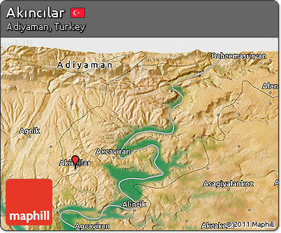 Satellite 3D Map of Akıncılar