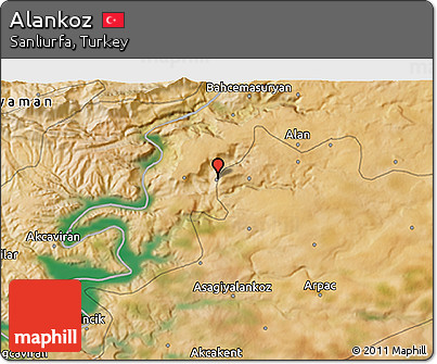 Satellite 3D Map of Alankoz