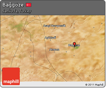 Satellite 3D Map of Bağgöze