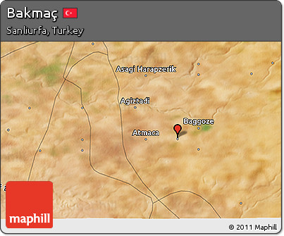 Satellite 3D Map of Bakmaç