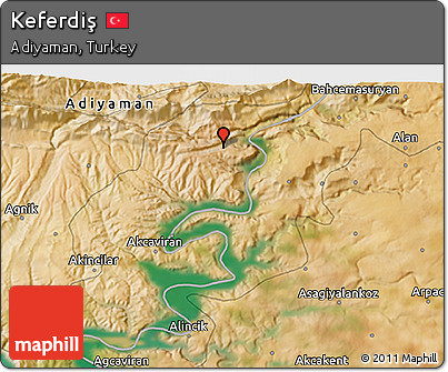 Satellite 3D Map of Keferdiş