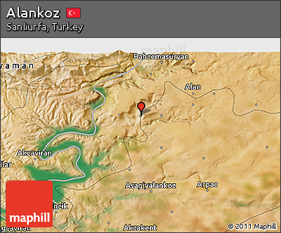 Satellite 3D Map of Alankoz