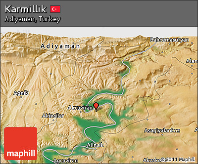 Satellite 3D Map of Karmillik