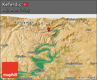 Satellite 3D Map of Keferdiş