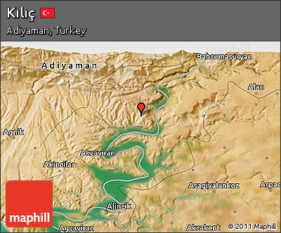 Satellite 3D Map of Kılıç