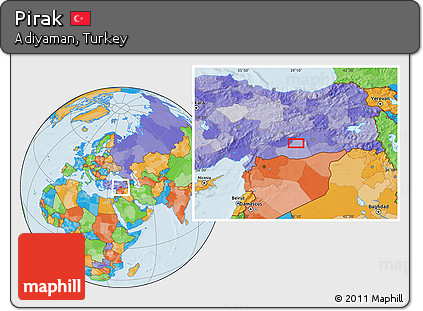 Political Location Map of Pirak