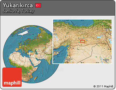 Satellite Location Map of Yukarıkırca
