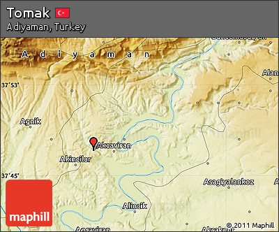 Physical Map of Tomak