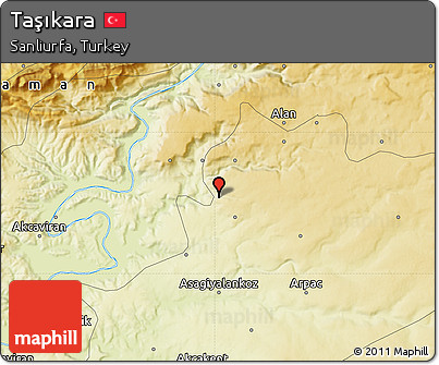Physical Map of Taşıkara