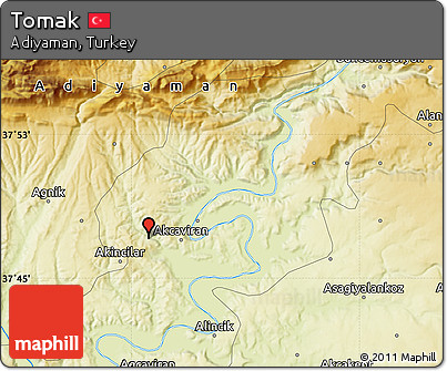 Physical Map of Tomak
