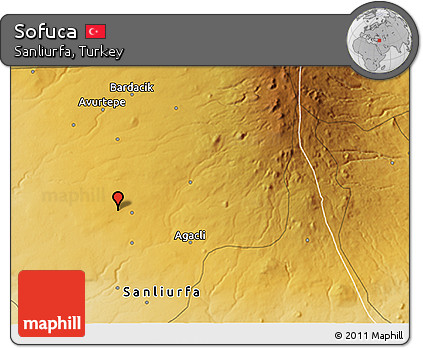 Physical 3D Map of Sofuca