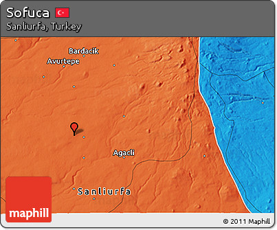 Political 3D Map of Sofuca