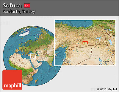Satellite Location Map of Sofuca