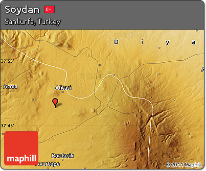 Physical Map of Soydan