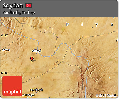 Satellite Map of Soydan