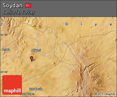 Satellite Map of Soydan