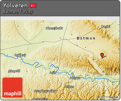 Physical 3D Map of Yolveren