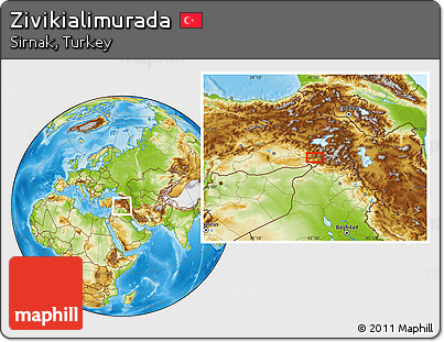 Physical Location Map of Zivikialimurada